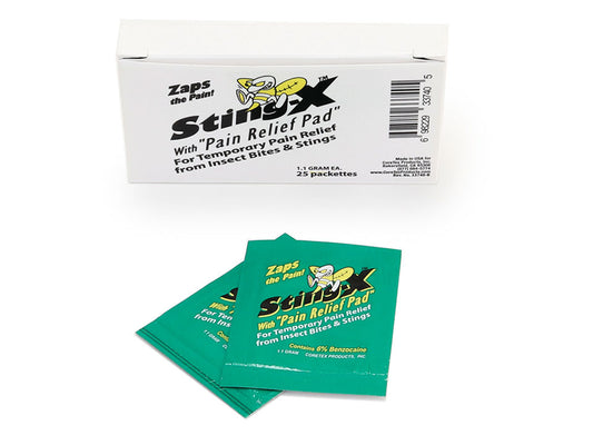 StingX™ with “Pain Relief Pad”